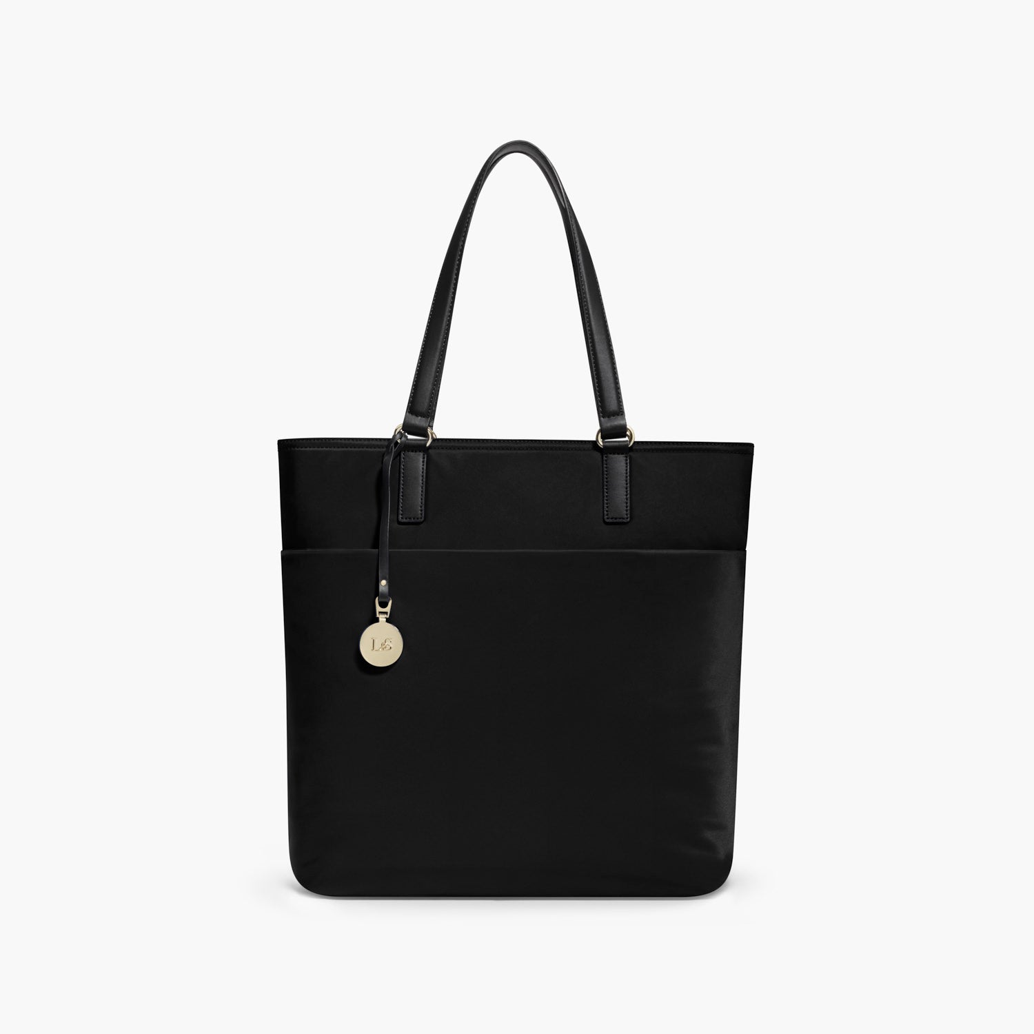 Front - The T.T. - Nylon - Black / Gold / Lavender - Tote - Lo & Sons