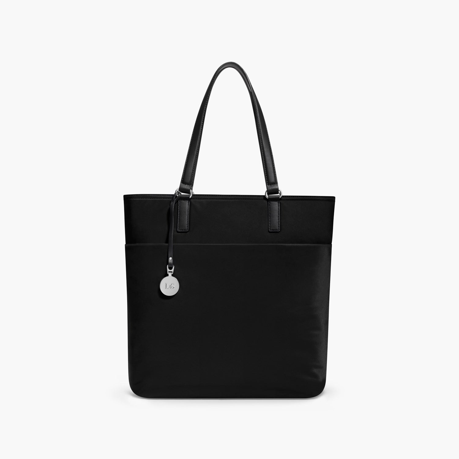 Front - The T.T. - Nylon - Black / Silver / Lavender - Tote - Lo & Sons