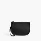 Front Wristlet - The Waverley 2 - Nappa Leather - Black / Gunmetal / Grey - Crossbody - Lo & Sons