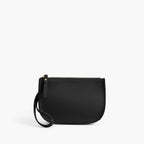 Front Wristlet - The Waverley 2 - Nappa Leather - Black / Gold / Grey - Crossbody - Lo & Sons