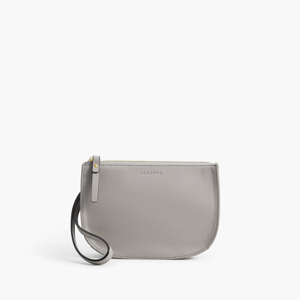 Lo & Sons: The Waverley 2 - Women's Fanny Pack in Light Grey Nappa Leather (Large)