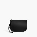 Front Wristlet - The Waverley 2 - Saffiano Leather - Black / Gold / Grey - Crossbody - Lo & Sons