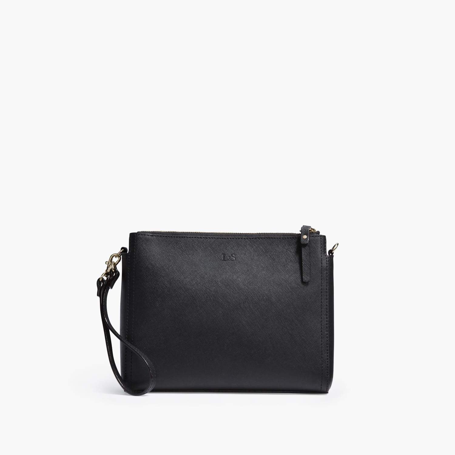 black leather backpack gold cross Lo & Sons: The Pearl