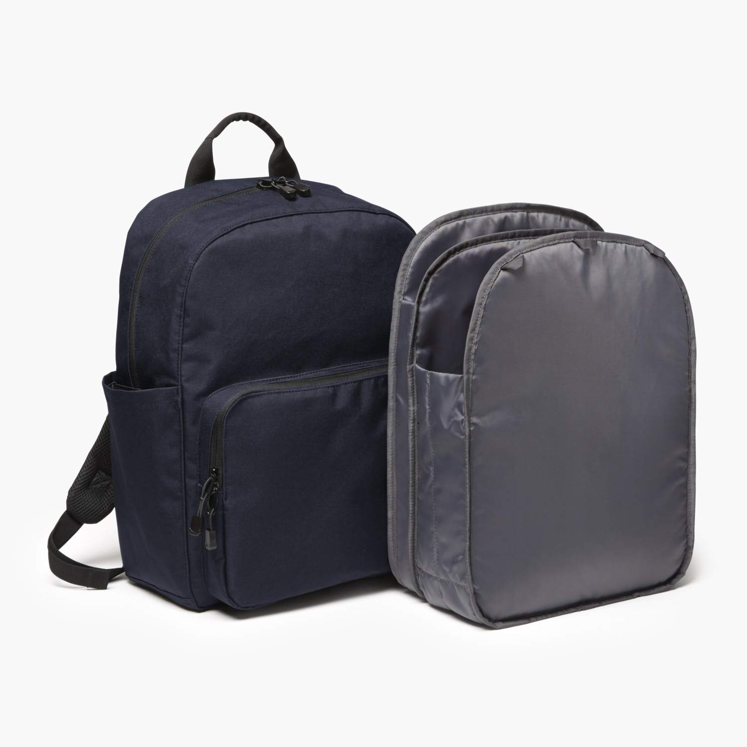 Insert And Exterior - The Hanover Deluxe - 600D Recycled Poly - Navy - Backpack - Lo & Sons