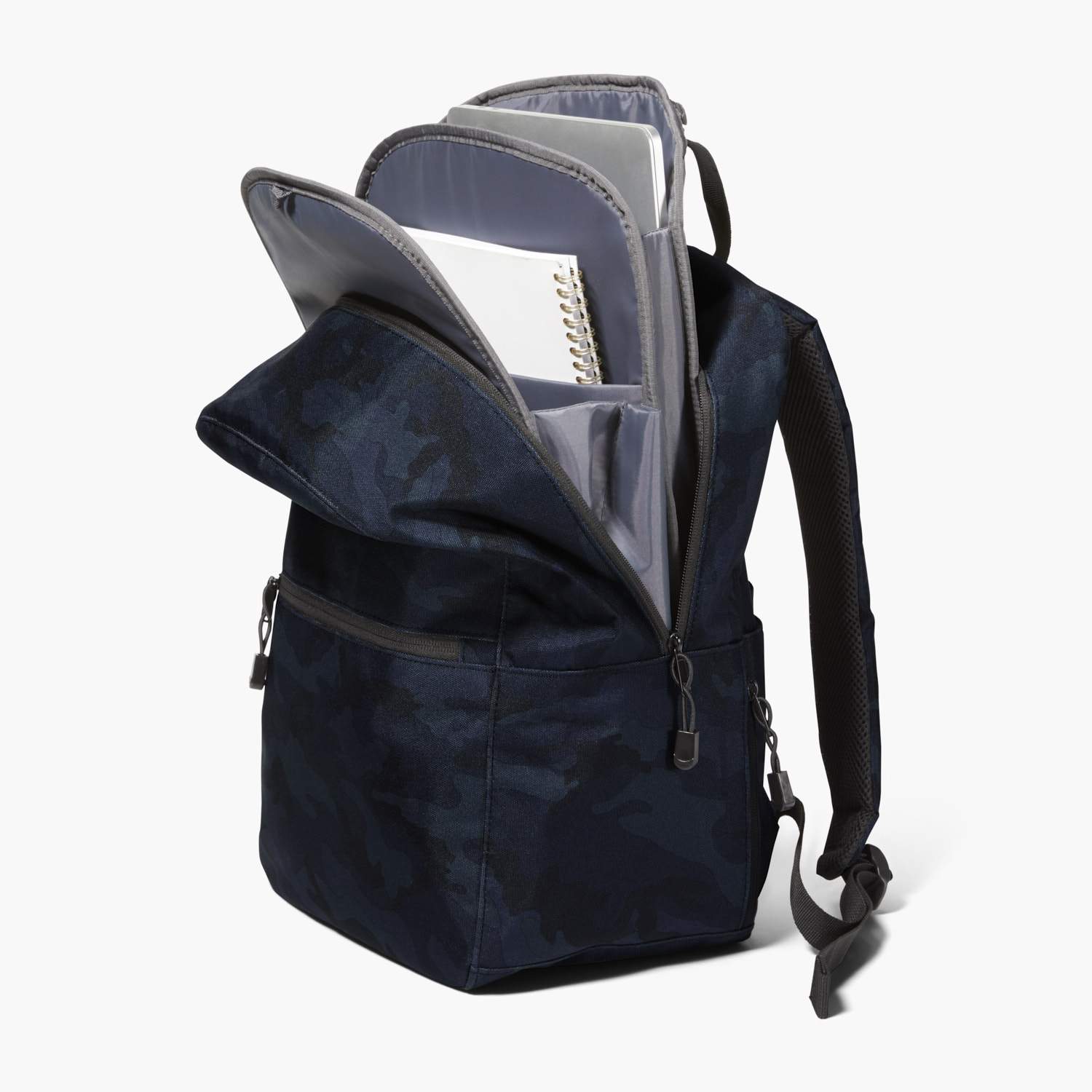 Insert And Exterior Packed - The Hanover Deluxe - 600D Recycled Poly - Navy Camo - Backpack - Lo & Sons
