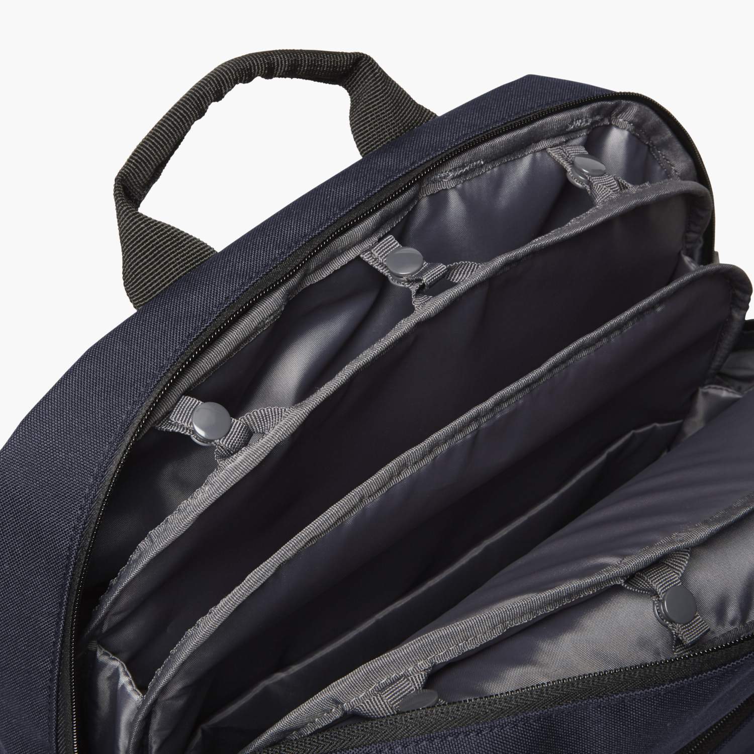 Insert Buttons - The Hanover Deluxe - 600D Recycled Poly - Navy - Backpack - Lo & Sons