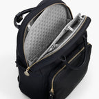 Insert Buttons - The Rowledge - Nylon - Black / Gold / Grey - Backpack - Lo & Sons