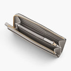 Interior 2 Empty - The Leather Wallet - Nappa Leather - Light Grey / Gold / Grey - Small Accessory - Lo & Sons