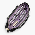 Interior - The Brookline - Nylon - Black / Gold / Lavender - Tote - Lo & Sons