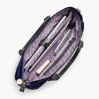 Interior - The Brookline - Nylon - Navy / Gold / Lavender - Tote - Lo & Sons