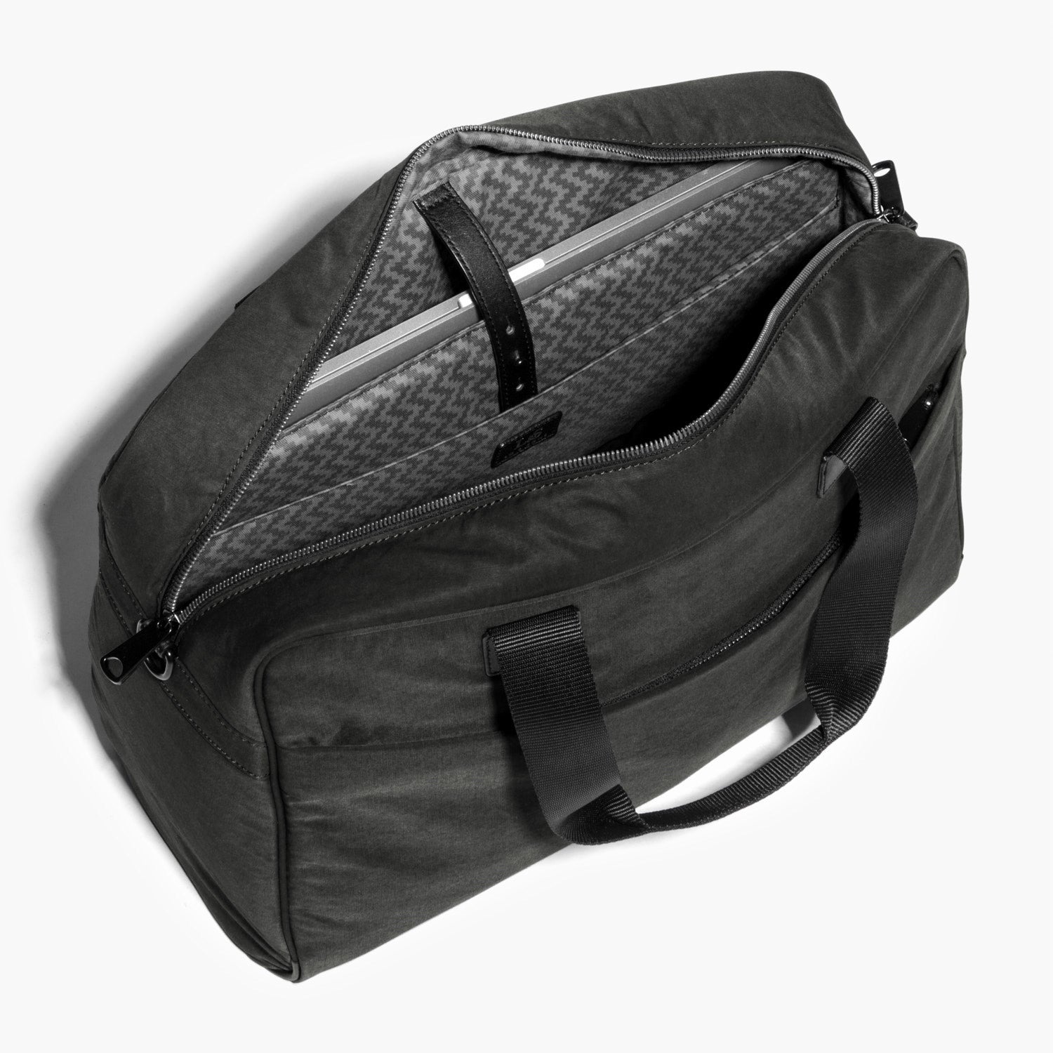 Interior - The Cambridge - Waxed Twill - Charcoal - Briefcase - Lo & Sons