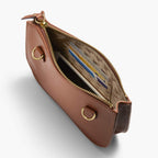 Interior Card Slots - The Waverley - Nappa Leather - Sienna / Gold / Grey - Crossbody - Lo & Sons