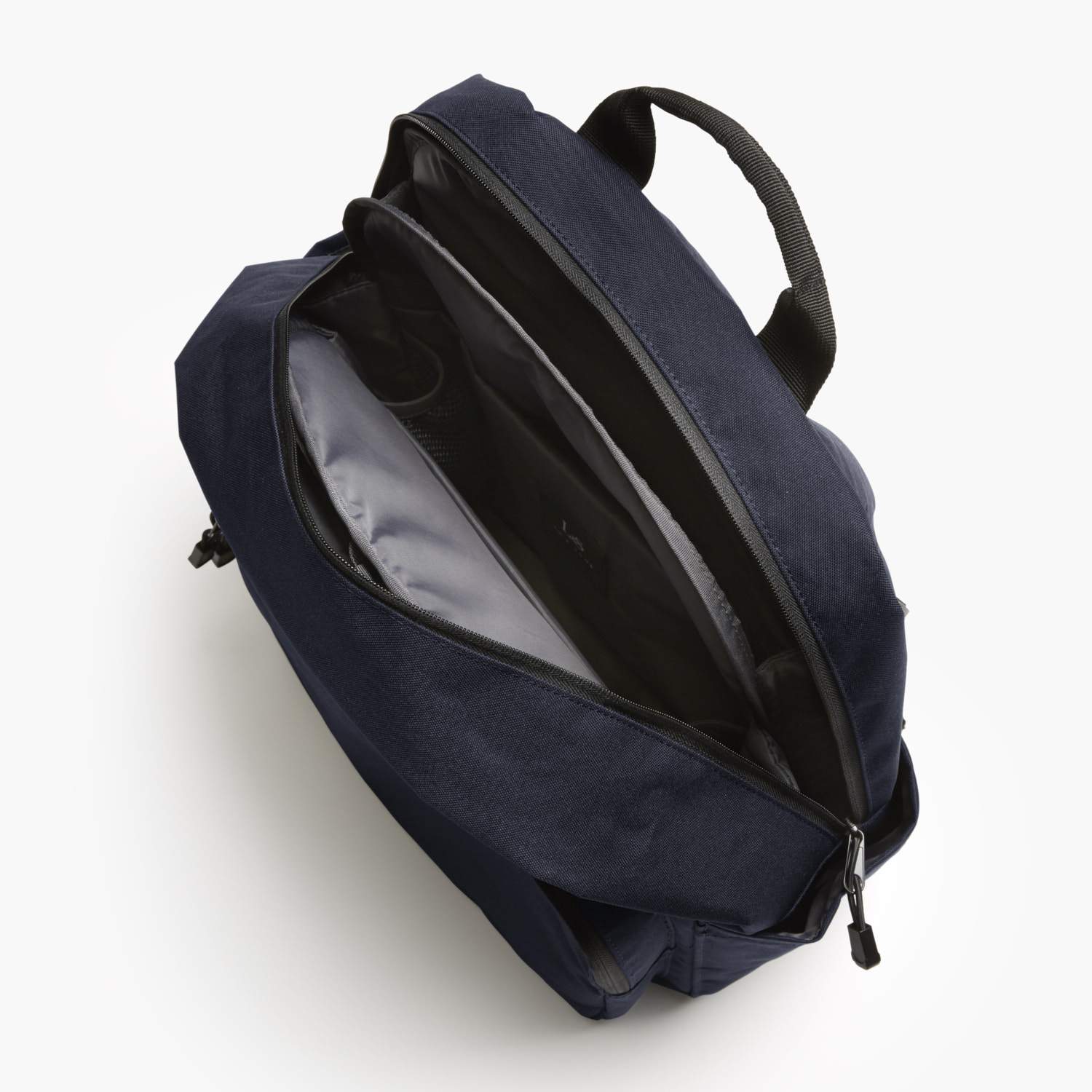 Interior Empty - The Hanover Deluxe - 600D Recycled Poly - Navy - Backpack - Lo & Sons