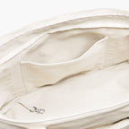 Interior Pocket - The Catalina Deluxe Tote - Organic Canvas - Natural - Tote - Lo & Sons