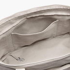 Interior Pocket - The Catalina Deluxe Tote - Washed Canvas - Dove Grey - Tote - Lo & Sons