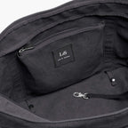 Interior Zip Pocket - The Catalina Deluxe Tote - Eco Friendly Canvas - Midnight Ash - Tote - Lo & Sons