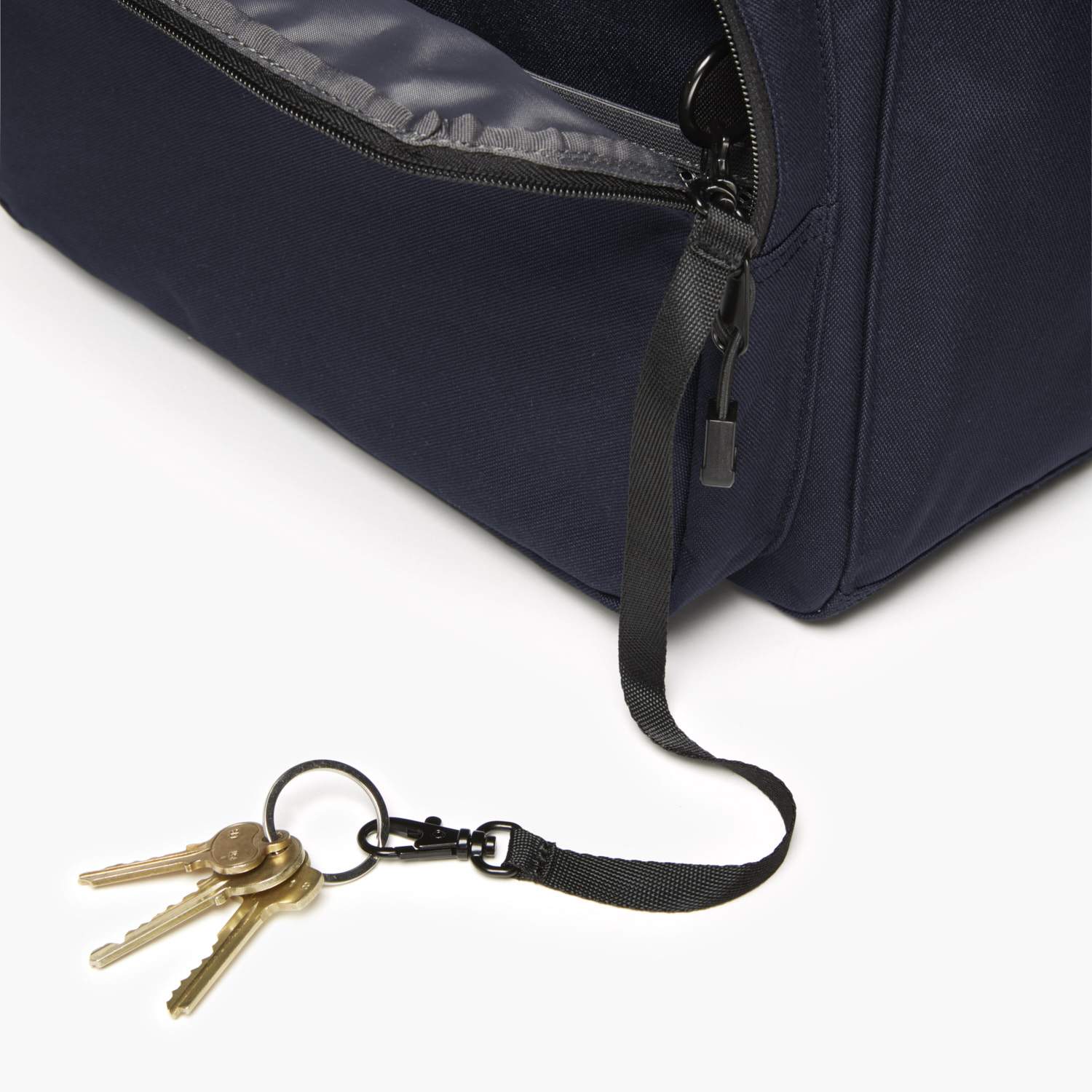 Key Leash - The Hanover Deluxe - 600D Recycled Poly - Navy - Backpack - Lo & Sons