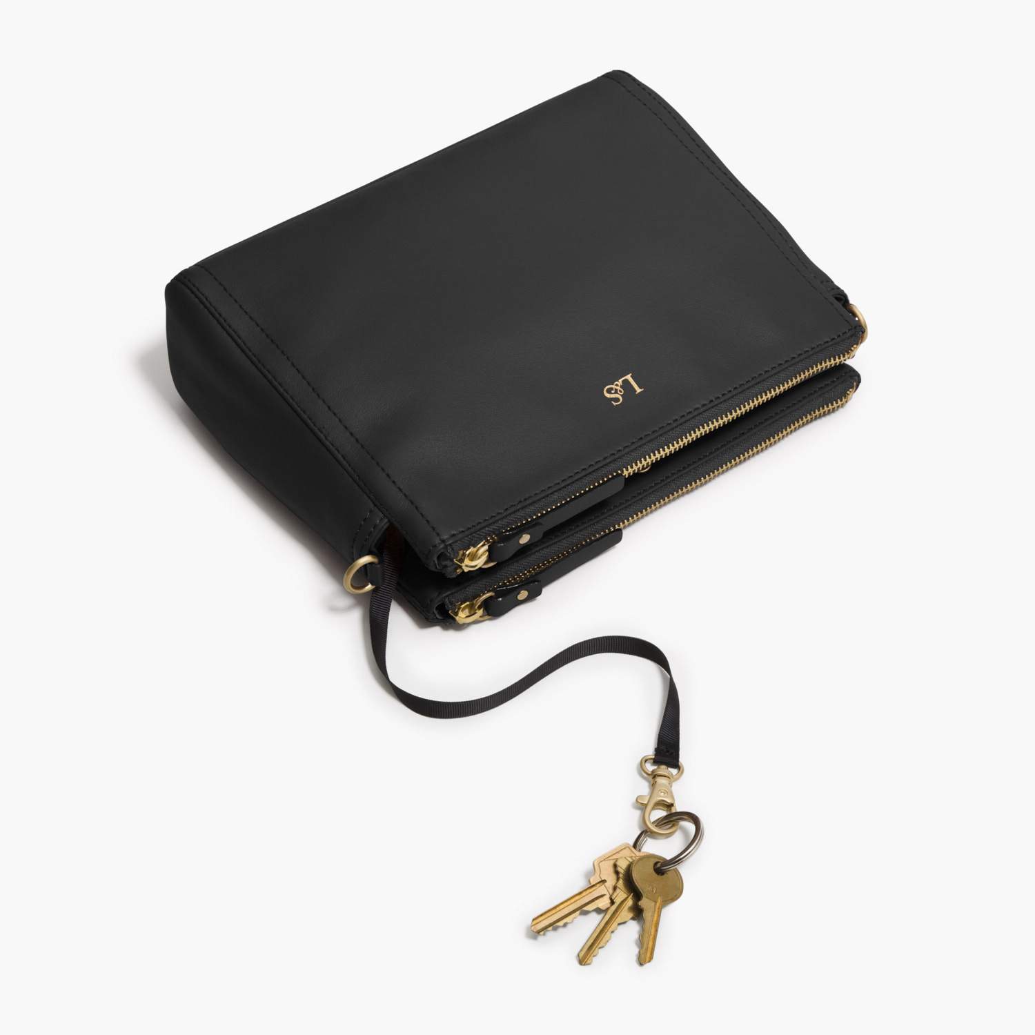 Key Leash - The Pearl - Nappa Leather - Black / Gold / Lavender - Crossbody - Lo & Sons