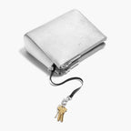 Key Leash - The Pearl - Saffiano Leather - Silver / Silver / Grey - Crossbody - Lo & Sons