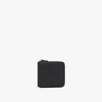 Front - Small Wallet - Saffiano Leather - Black / Silver / Grey - Small Accessory - Lo & Sons