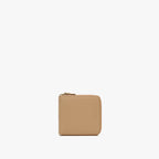 Front - Small Wallet - Saffiano Leather - Dark Tan / Gold / Camel - Small Accessory - Lo & Sons