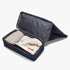 Bottom shoe compartment - Catalina Deluxe - 600D Recycled Poly - Deep Navy - Weekender - Lo & Sons