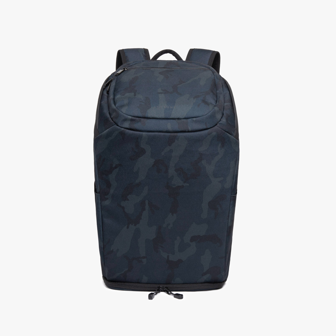 Front view - Hakuba - 600D Recycled Poly - Navy Camo - Laptops - Lo & Sons