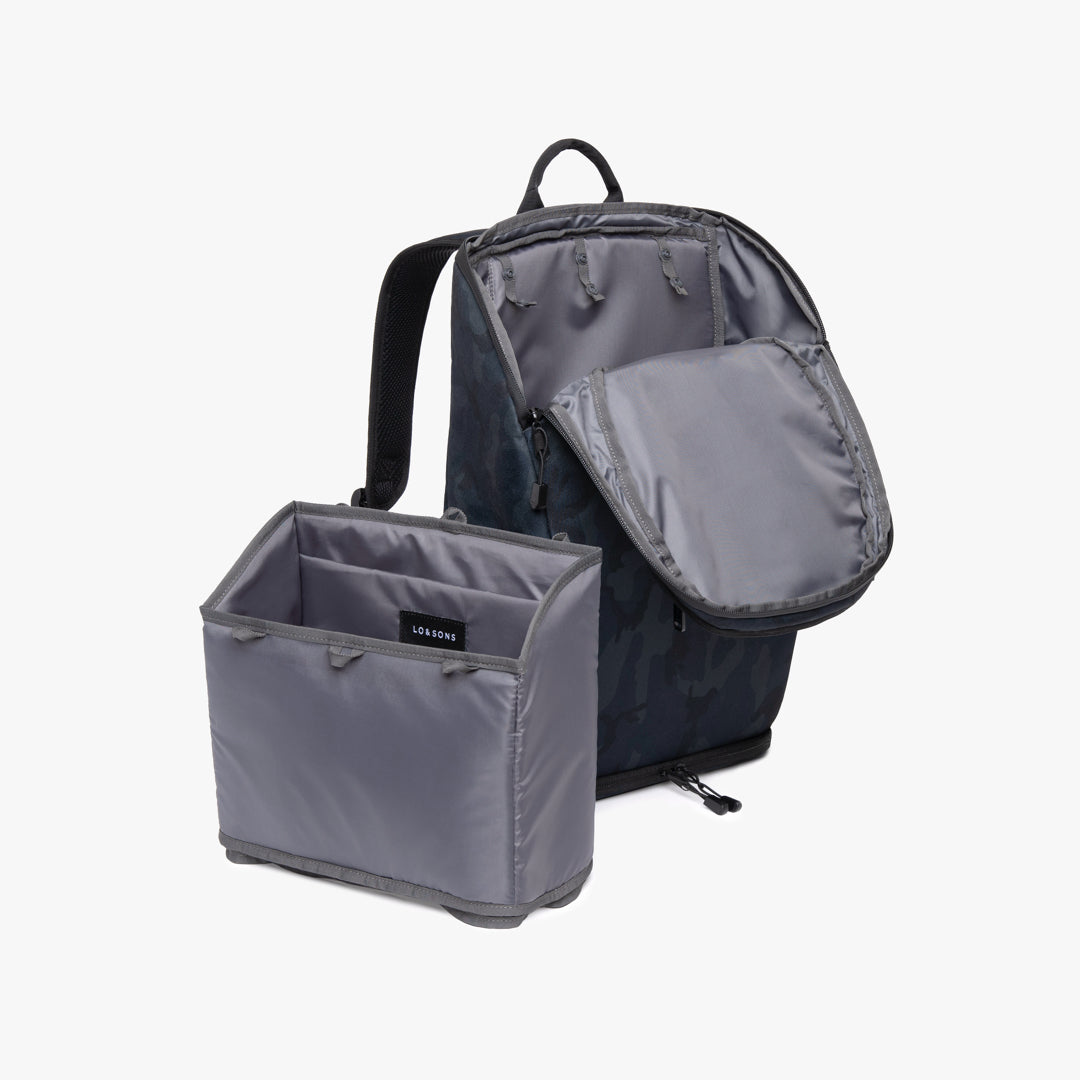 Removable insert - Hakuba - 600D Recycled Poly - Navy Camo - Laptops - Lo & Sons