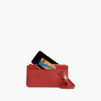 Smartphone Wristlet - Saffiano Leather - Red