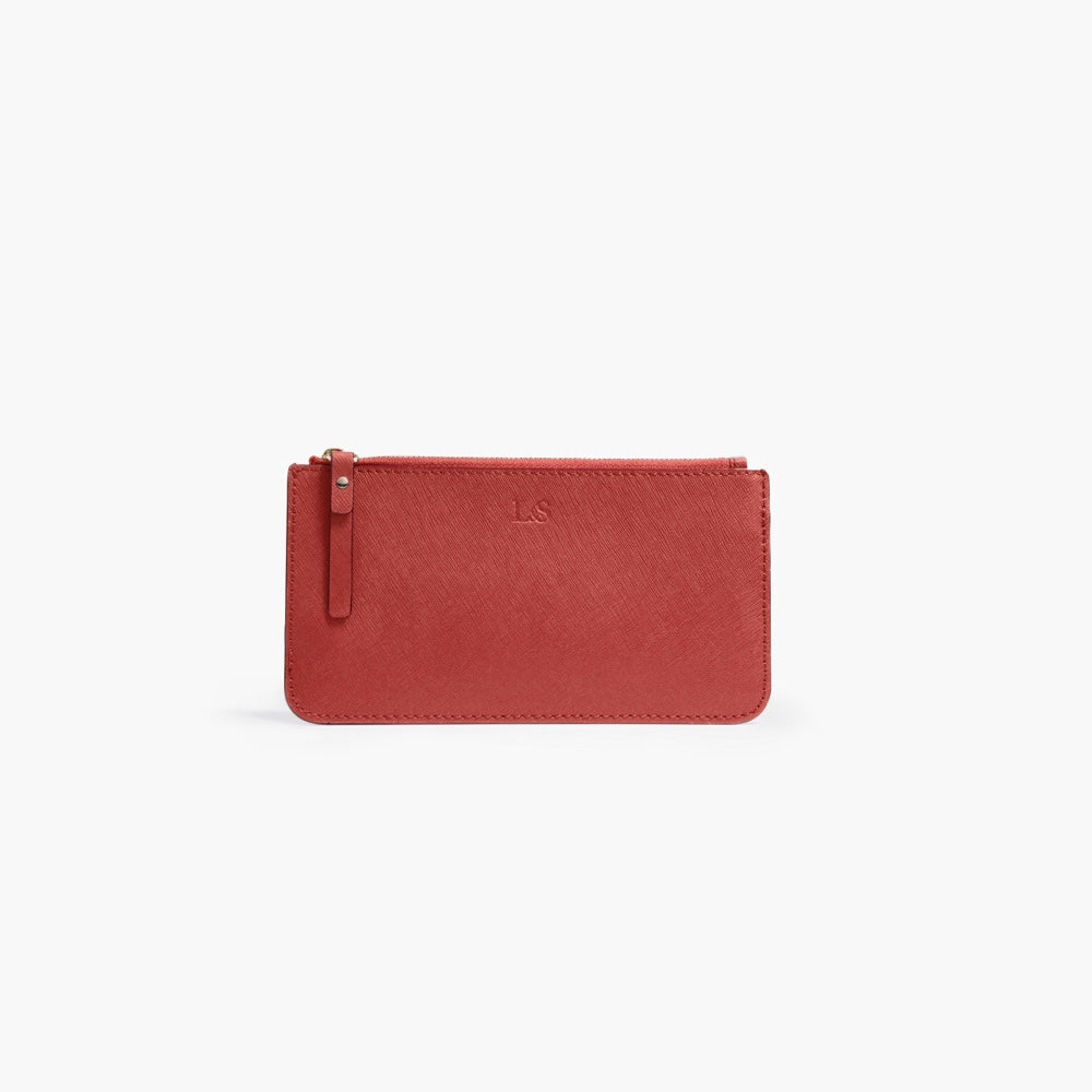 Smartphone Wristlet - Saffiano Leather - Red