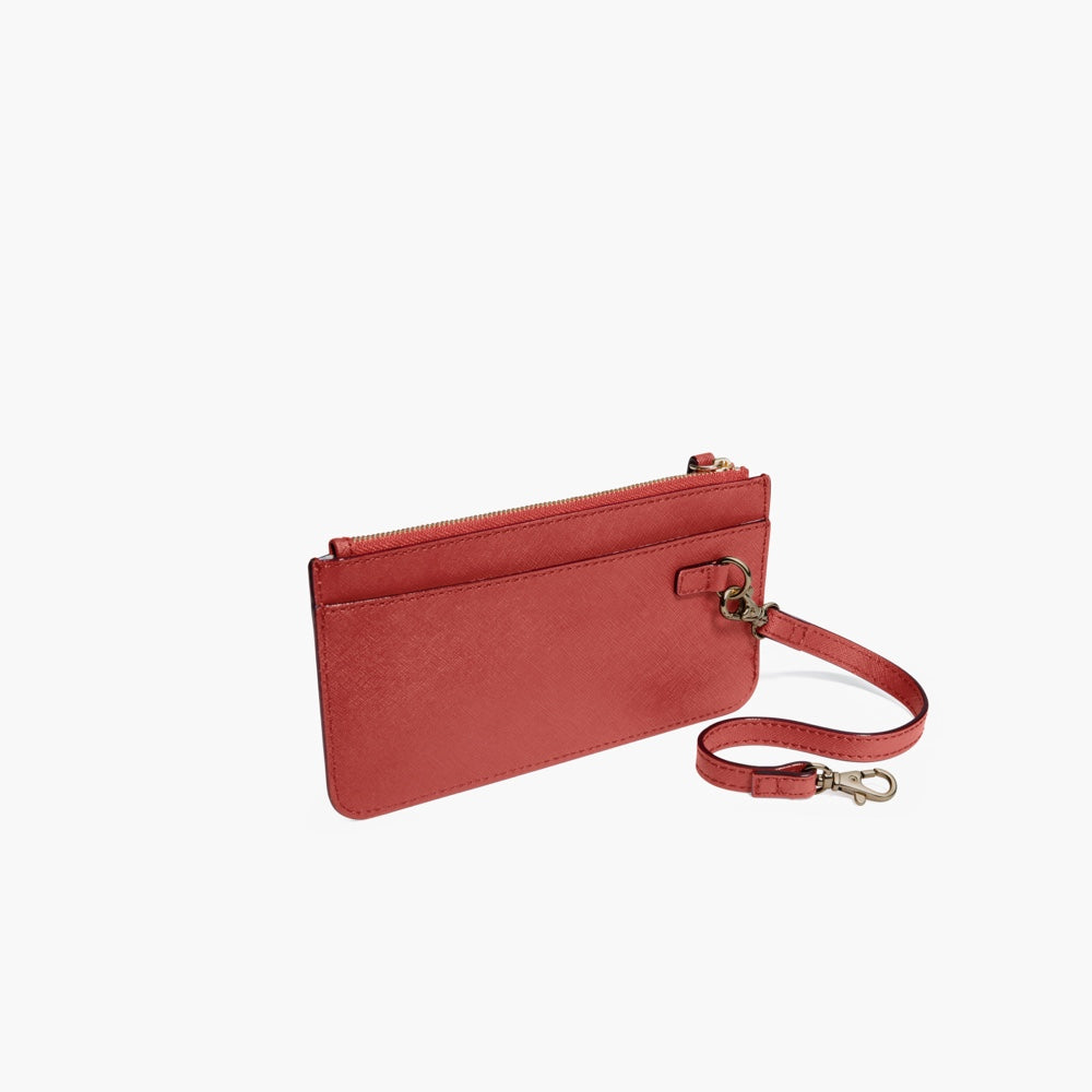 Smartphone Wristlet - Saffiano Leather - Red