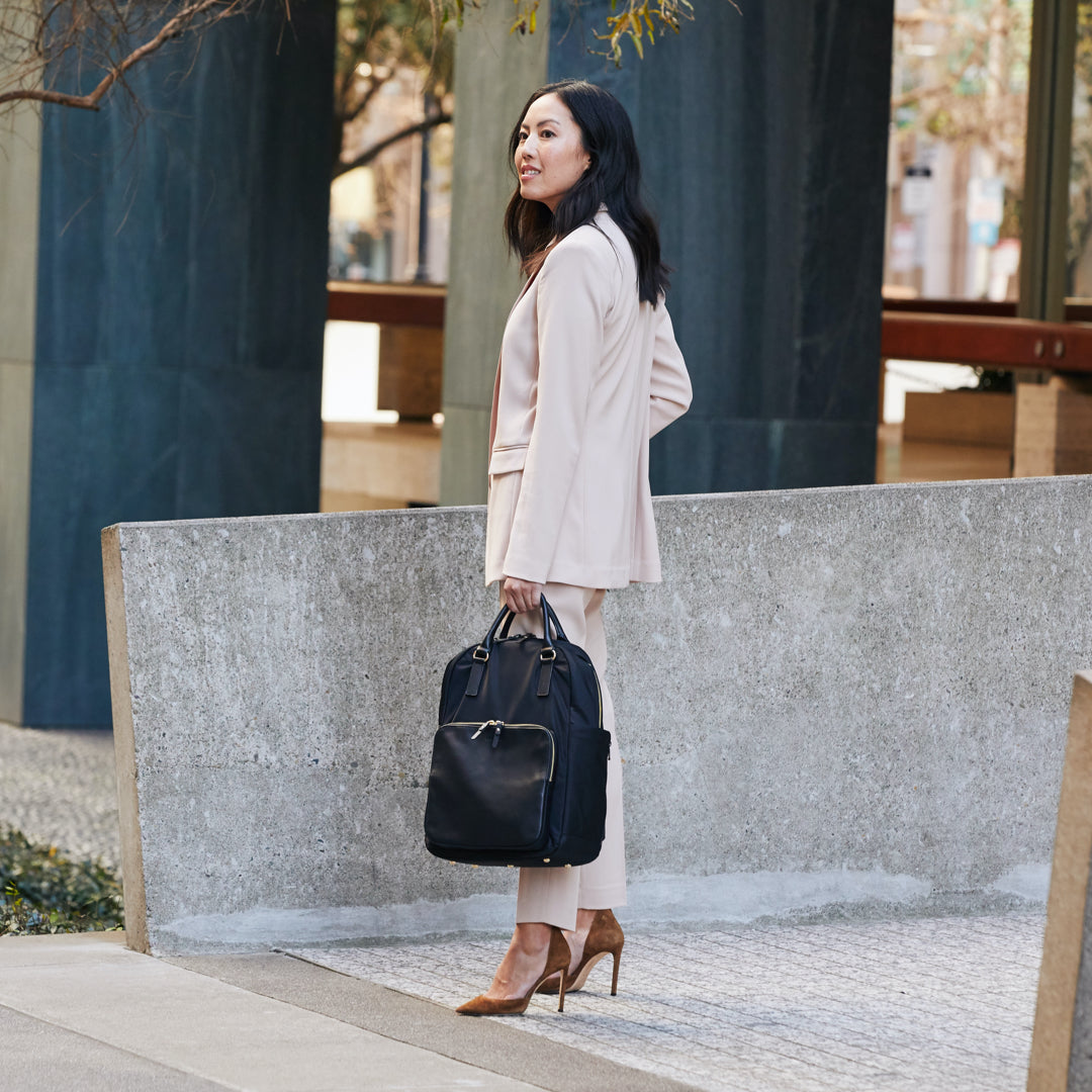 Top handle - The Rowledge - Nylon - Backpack - Lo & Sons