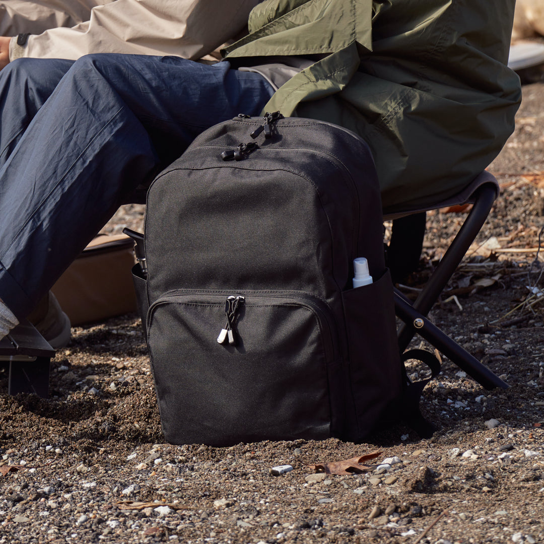Outdoor on seat mens - Hanover Deluxe 2 - 600D Recycled Poly - Onyx - Backpack - Lo & Sons