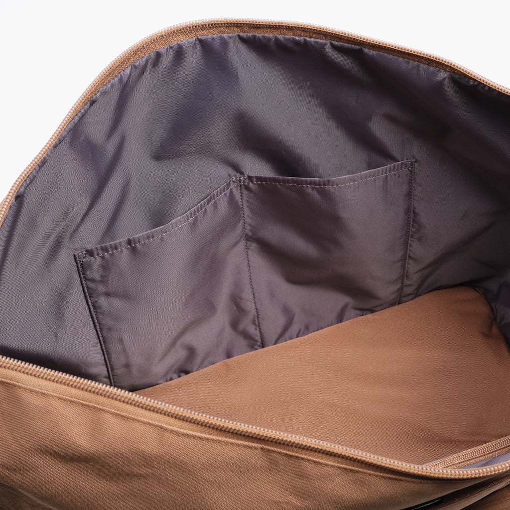 Slip pockets - Catalina Deluxe  -  600D Recycled Poly - Golden Brown - Weekenders - Lo & Sons
