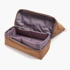 Bottom pocket - Catalina Deluxe Tote -  600D Recycled Poly - Golden Brown - Weekenders - Lo & Sons