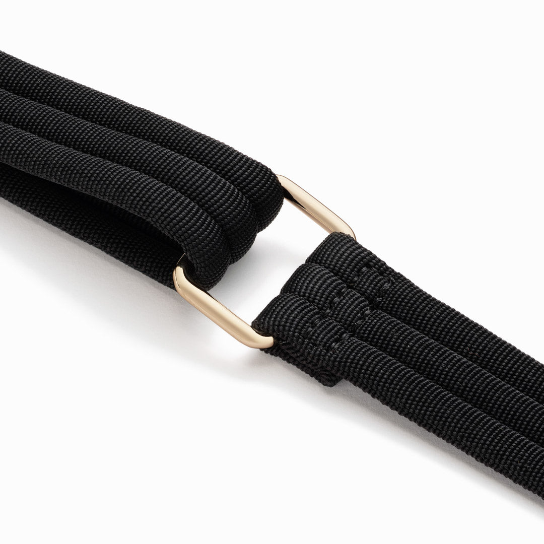 Crossbody Strap - Nouvelle - Recycled Nylon - Black - Crossbody Bags - Lo & Sons