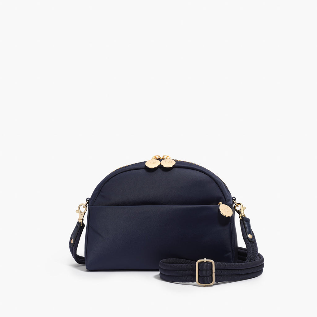 Front - Nouvelle - Recycled Nylon - Navy - Crossbody Bags - Lo & Sons