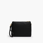 Worn as crossbody bag - Pearl - Cactus Leather - Black / Gold / Camel - Crossbody Bag - Lo & Sons