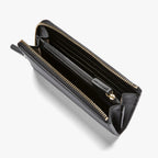 Interior empty - Leather Wallet - Cactus Leather - Black / Gold / Camel - Small Accessory - Lo & Sons