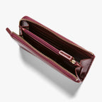 Interior empty - Leather Wallet - Cactus Leather - Burgundy / Gold / Camel - Small Accessory - Lo & Sons