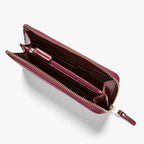 Interior empty - Leather Wallet - Cactus Leather - Burgundy / Gold / Camel - Small Accessory - Lo & Sons