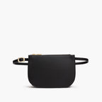Worn as belt bag - Waverley 2 - Cactus Leather - Black / Gold / Lavender - Crossbody Bag - Lo & Sons