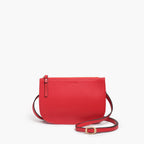 Front with strap - Waverley 2 - Nappa Leather - Red / Gold / Camel - Crossbody Bag - Lo & Sons