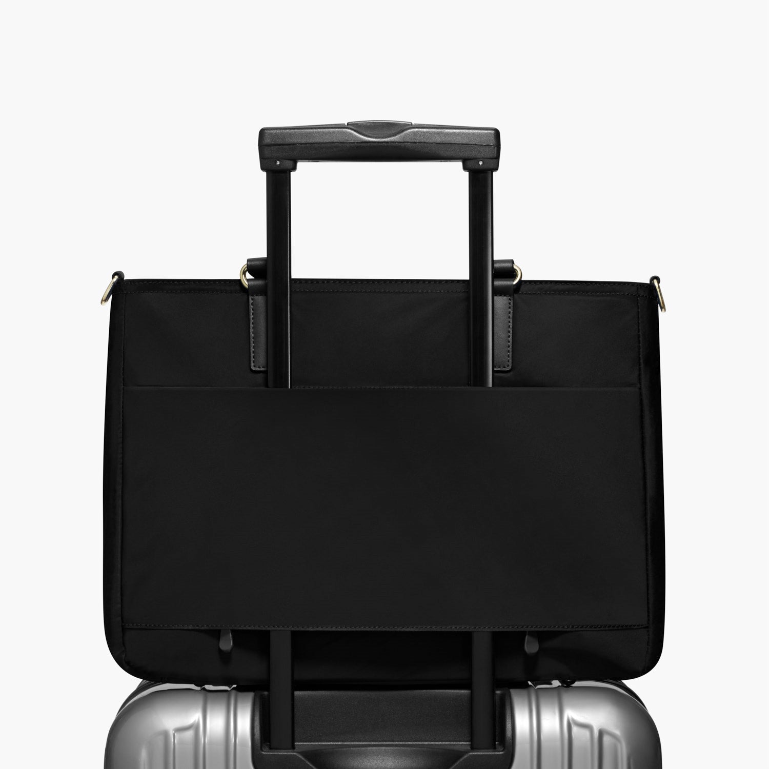 Luggage Sleeve - The Brookline - Nylon - Black / Gold / Lavender - Tote - Lo & Sons