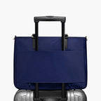 Luggage Sleeve - The Brookline - Nylon - Navy / Gold / Lavender - Tote - Lo & Sons