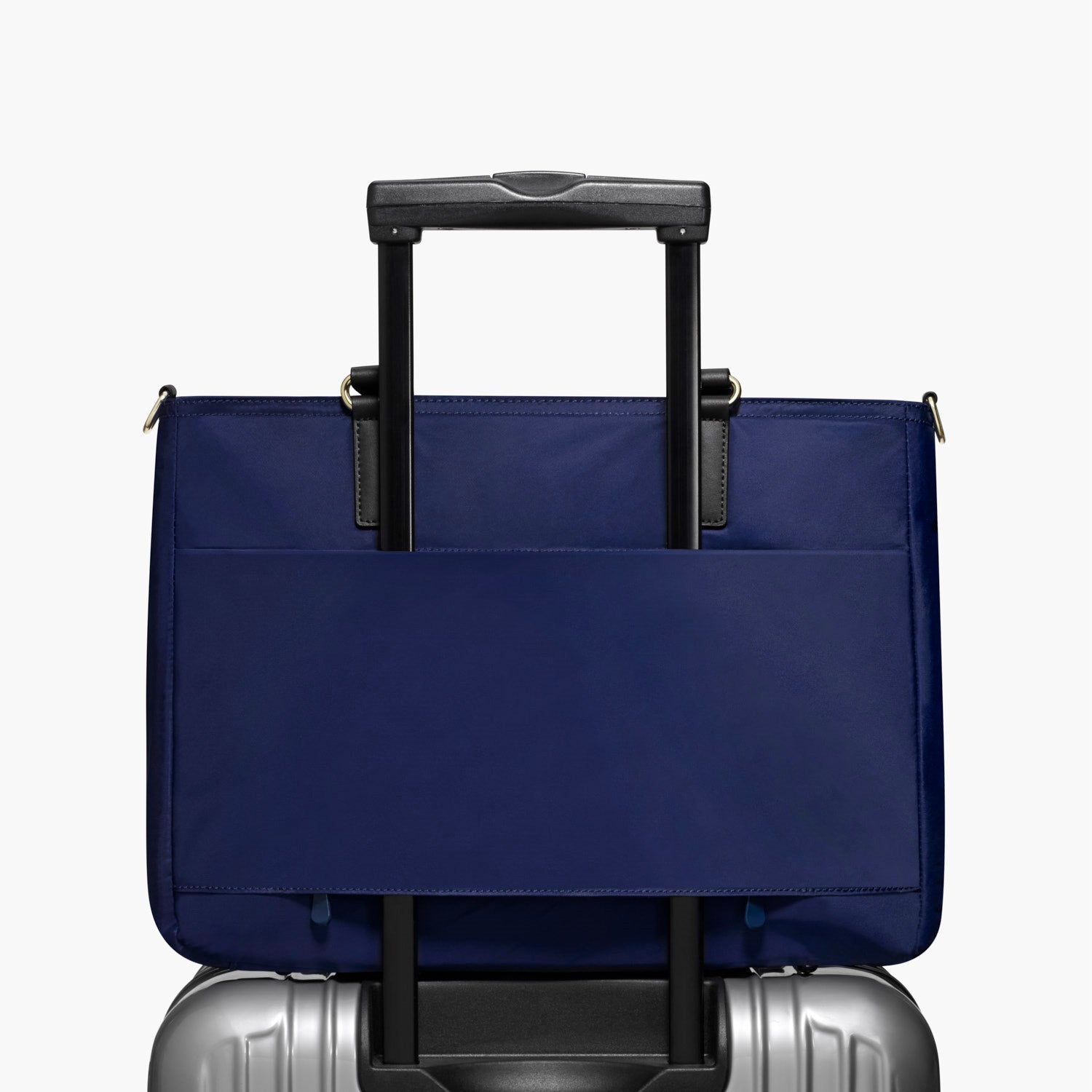 Luggage Sleeve - The Brookline - Nylon - Navy / Gold / Lavender - Tote - Lo & Sons