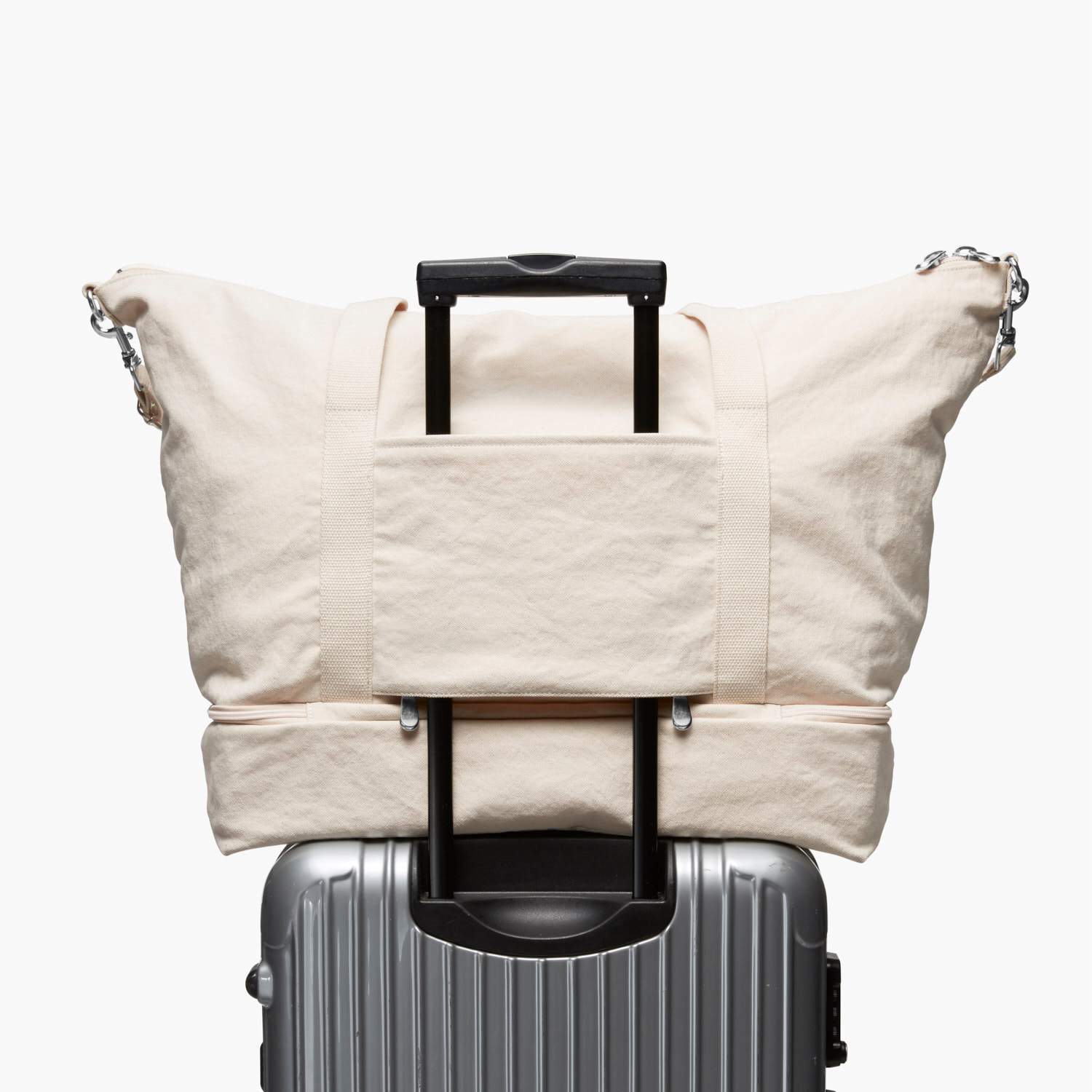 Beige Cognac Travel Bag Lo Sons Catalina Deluxe Weekender