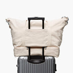 Luggage Sleeve - The Catalina Deluxe - Organic Canvas - Natural - Weekender - Lo & Sons