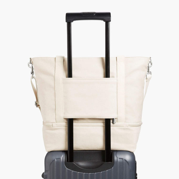 Lo & Sons: Catalina Deluxe Tote in Natural Eco Friendly Canvas