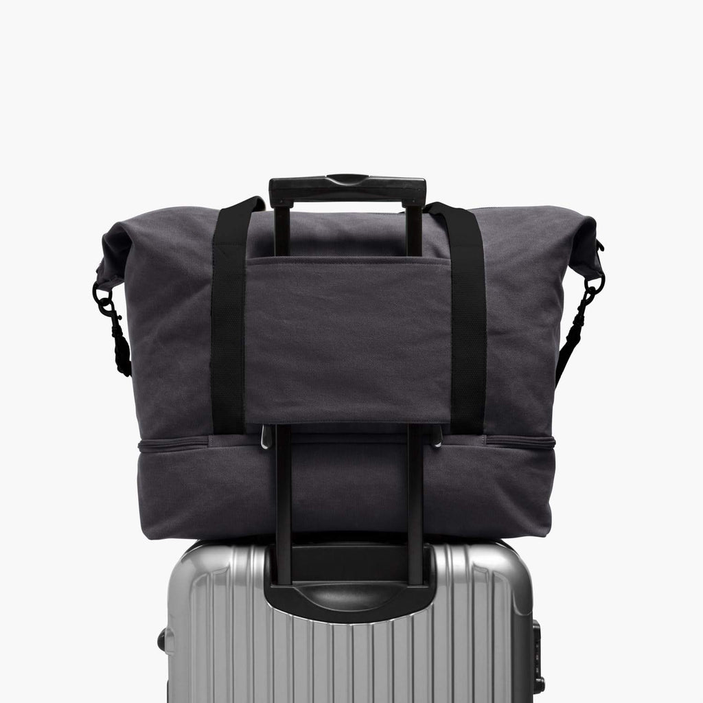 Luggage Sleeve - The Catalina Deluxe - Eco Friendly Canvas - Midnight Ash - Weekender - Lo & Sons